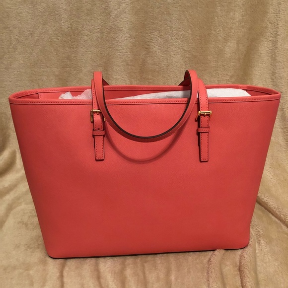 Michael Kors Pinkgrapefruit Mult. Funt Tote - Picture 3 of 5